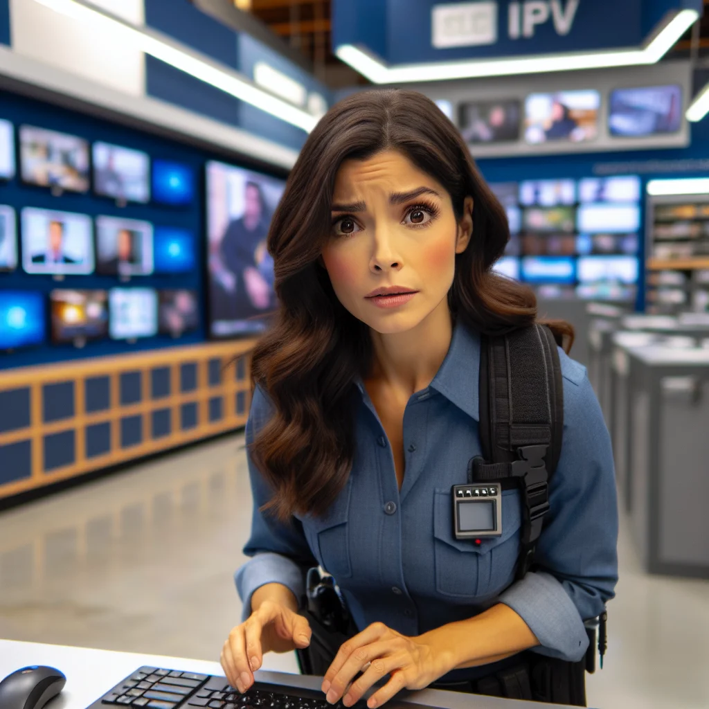 Smart TV med IP-adress visas på skärmen, visar hur man ansluter TV IP till nätverk för streaming och internetåtkomst